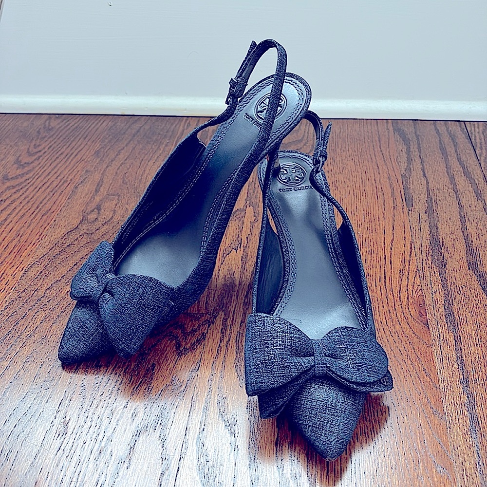 EUC Tory Burch Rosalind sling pumps size 9